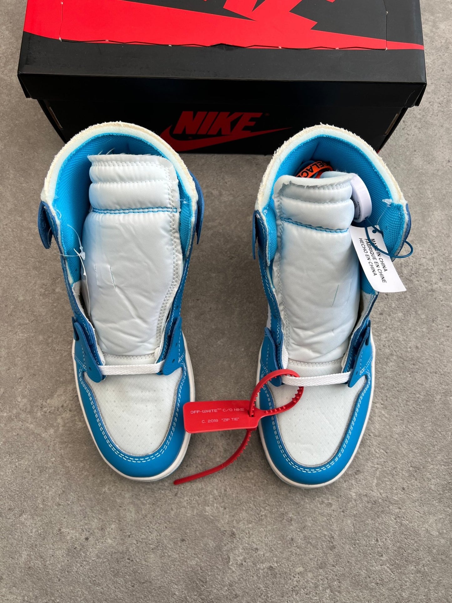Nike - Jordan 1 High Offwhite UNC - Heat Providers