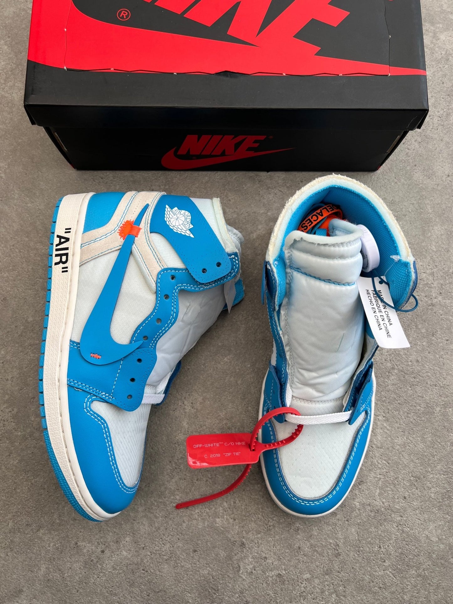 Nike - Jordan 1 High Offwhite UNC - Heat Providers
