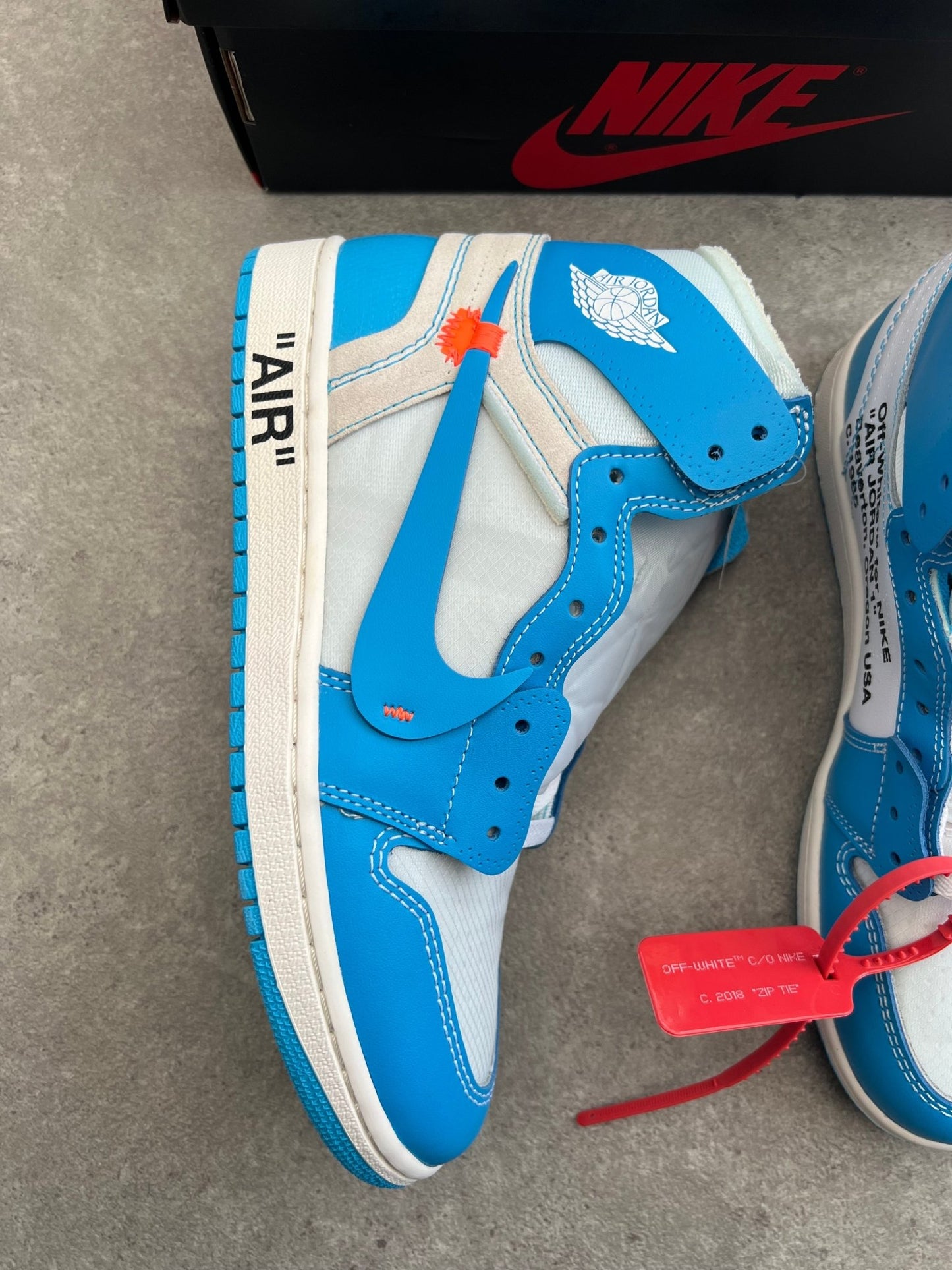 Nike - Jordan 1 High Offwhite UNC - Heat Providers