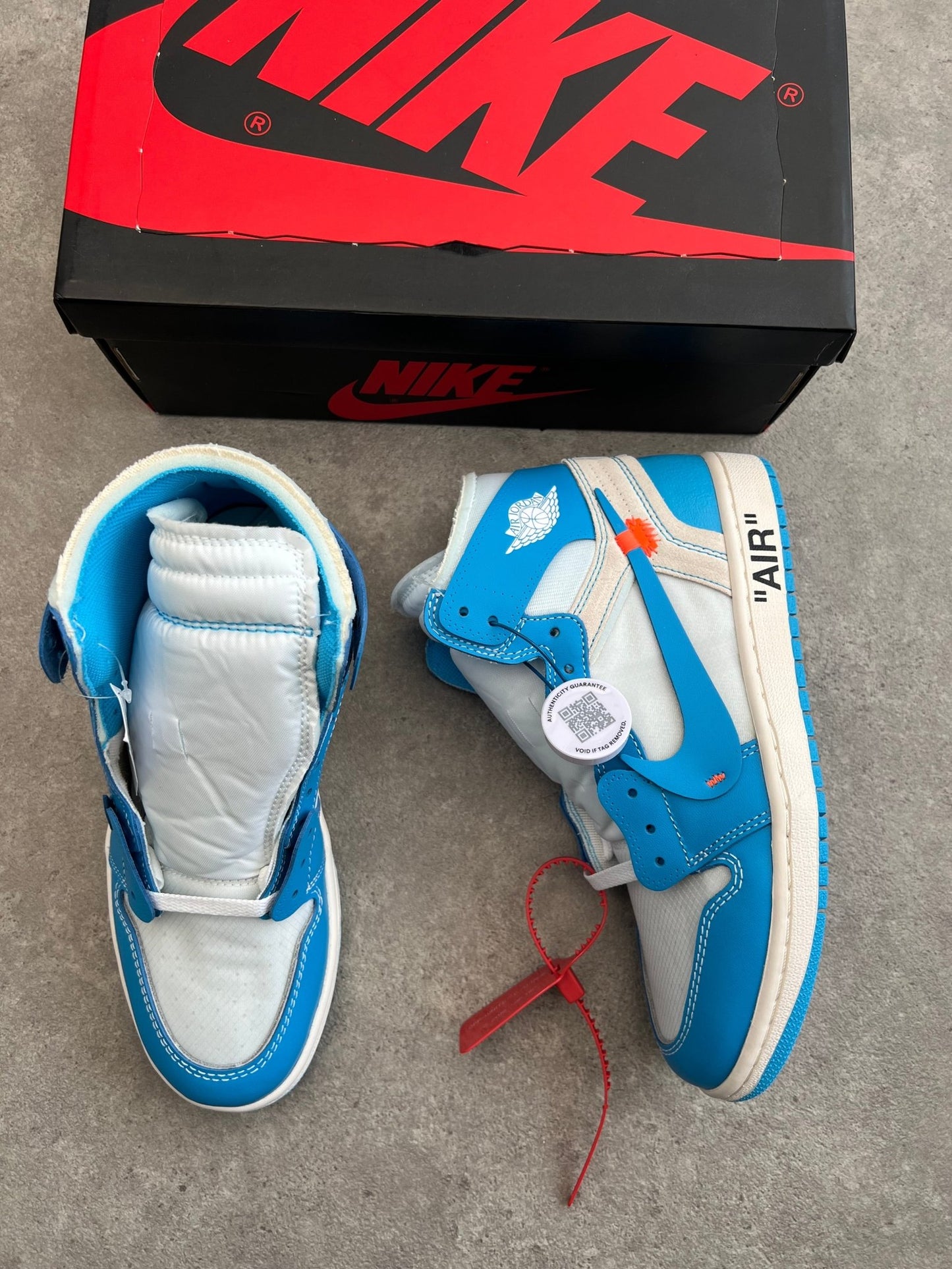 Nike - Jordan 1 High Offwhite UNC - Heat Providers