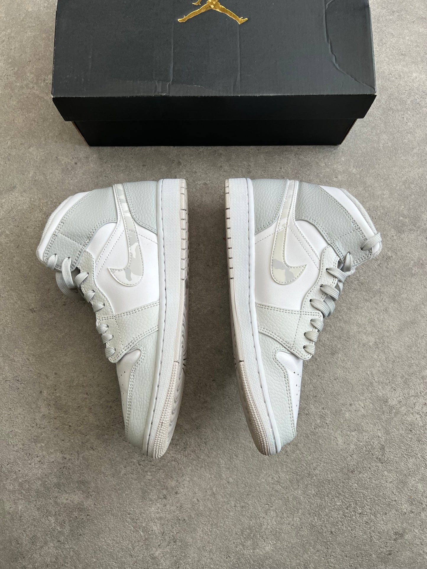 Nike - Jordan 1 Mid Grey Camo (Pre - Loved) - Heat Providers