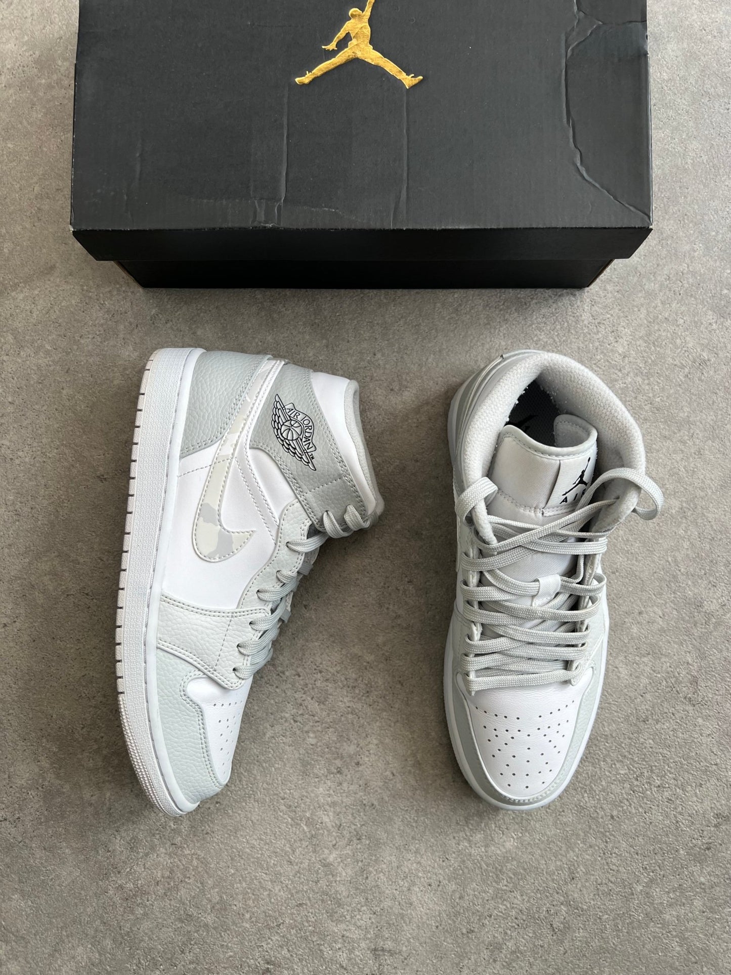 Nike - Jordan 1 Mid Grey Camo (Pre - Loved) - Heat Providers