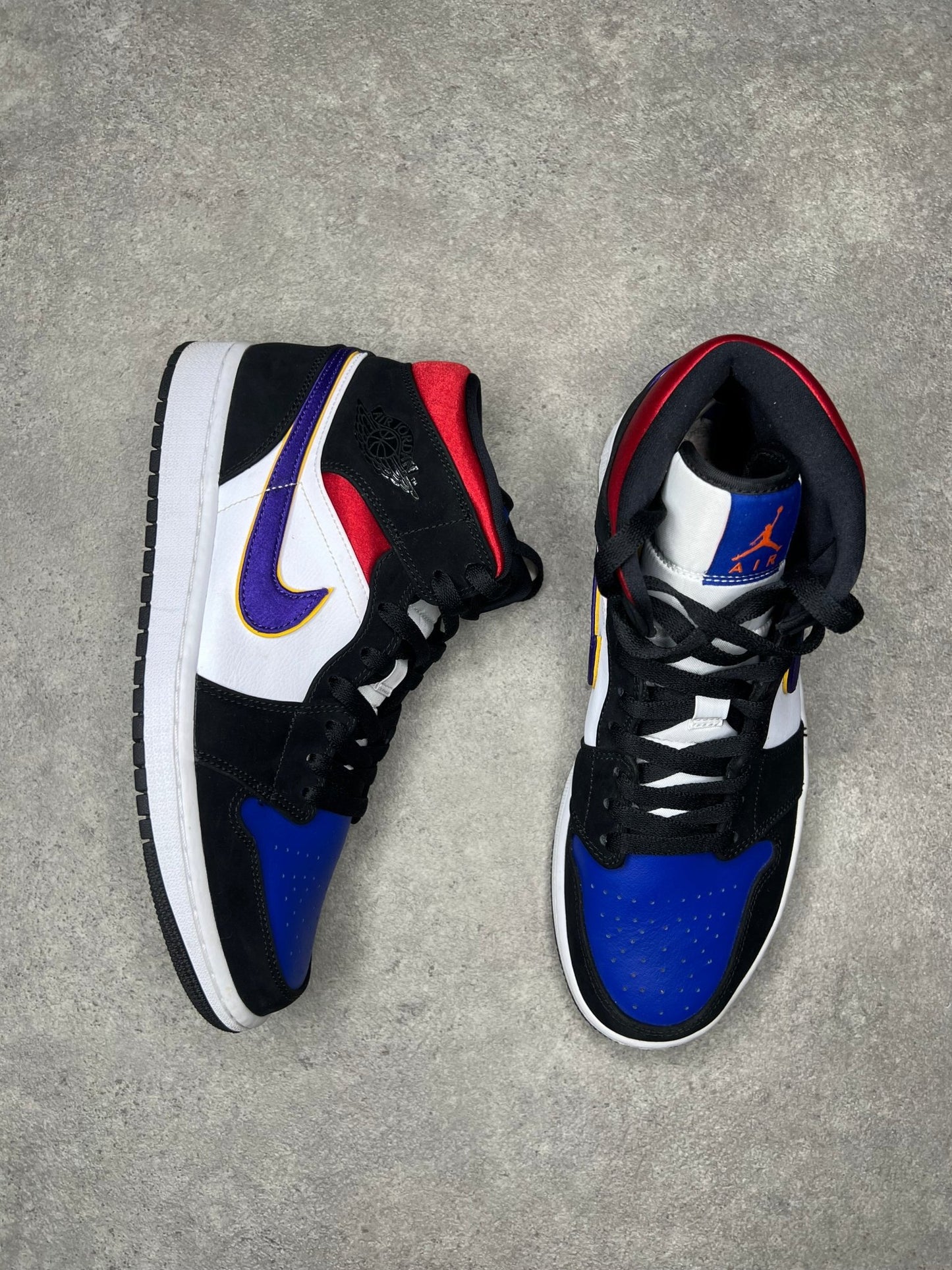 Nike - Jordan 1 Mid Lakers Top 3 (Pre - Loved) - Heat Providers