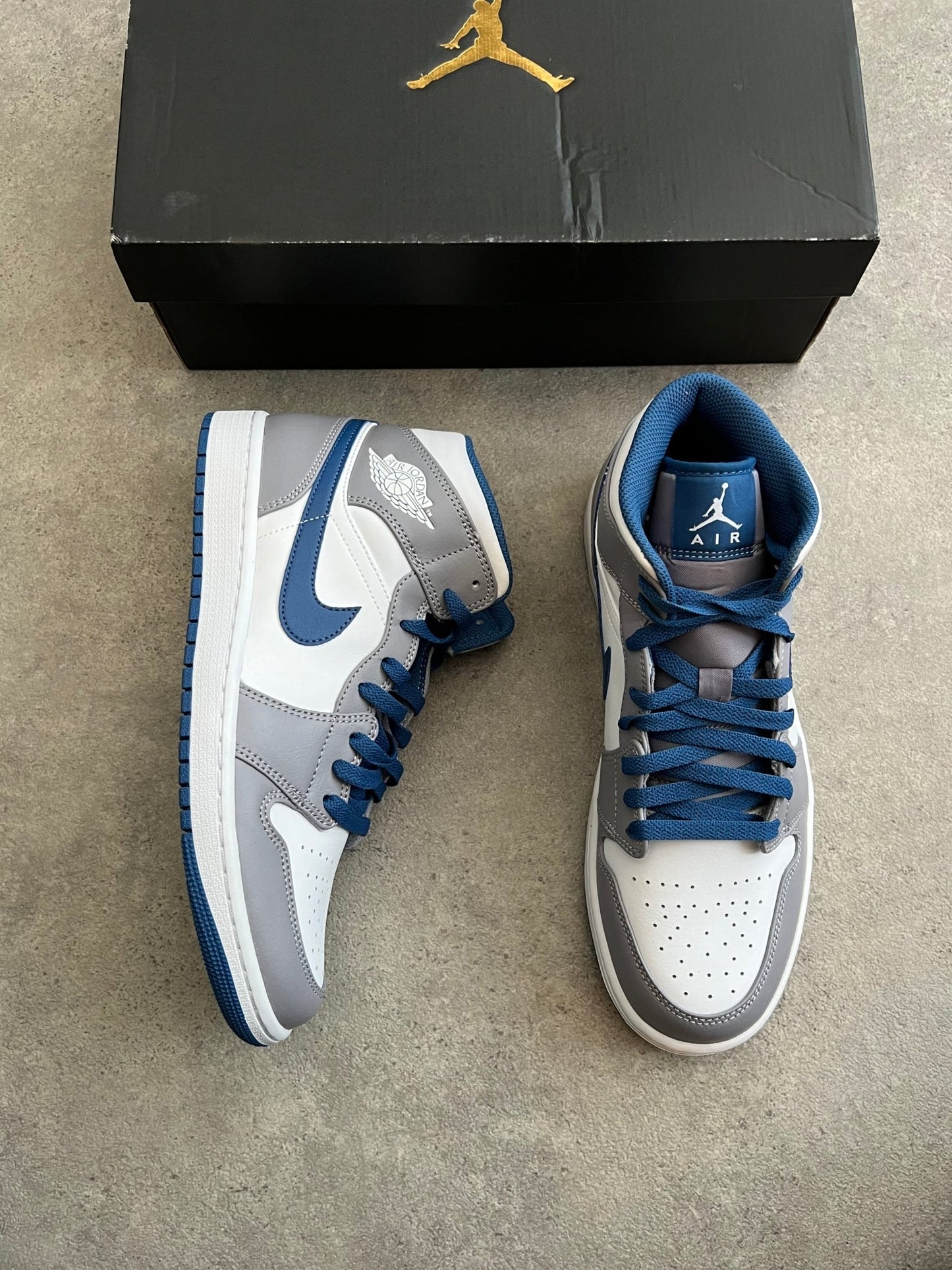 Nike - Jordan 1 Mid True Blue - Heat Providers