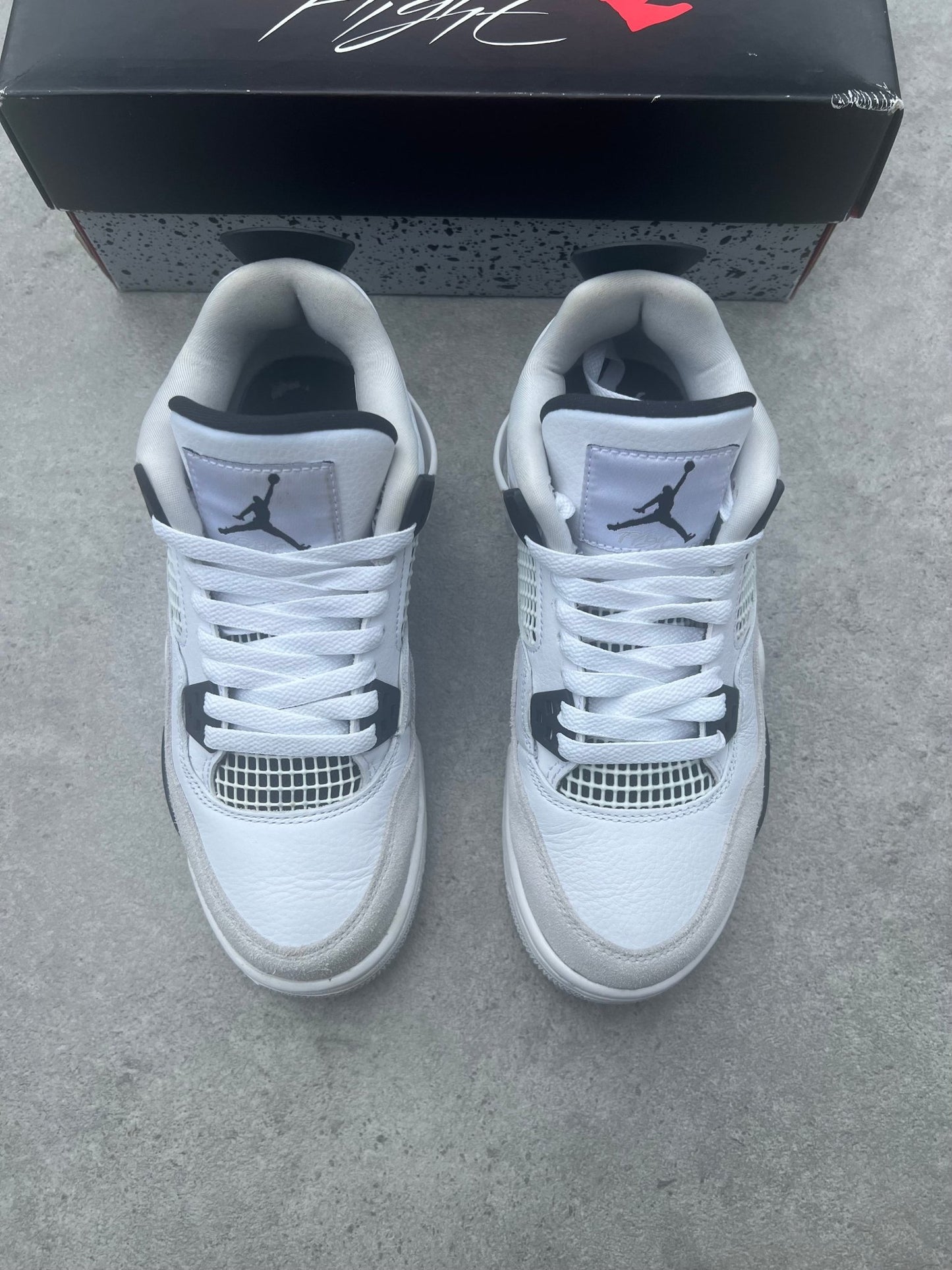 Nike - Jordan 4 Military Black GS (Pre - Loved) - Heat Providers