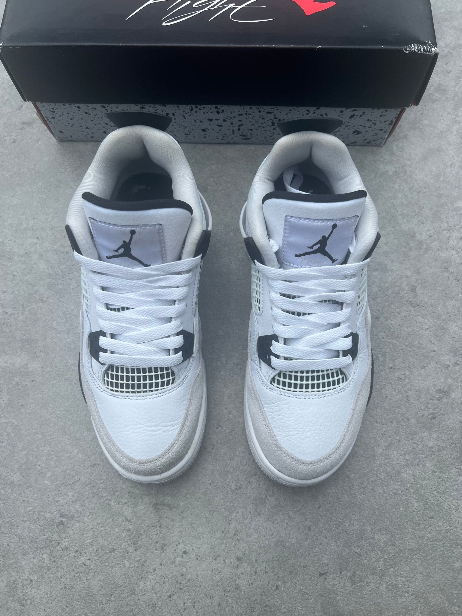 Nike - Jordan 4 Military Black GS (Pre - Loved) - Heat Providers