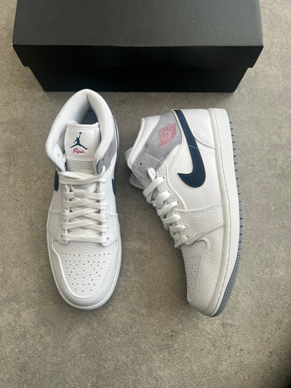 Jordan 1 Mid Paris White