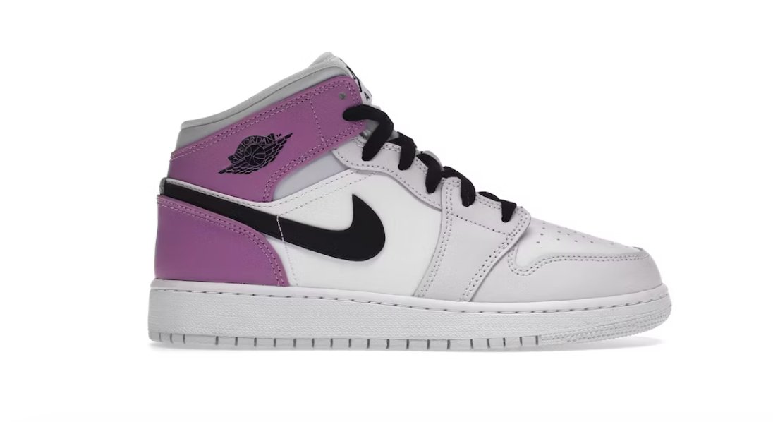 Jordan 1 Mid Barely Grape (GS) - Heat Providers