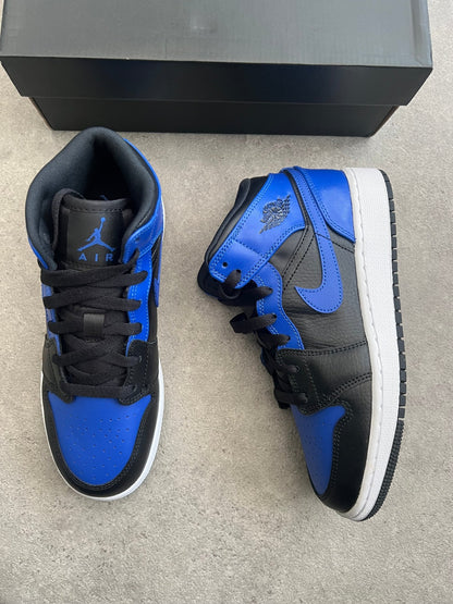 Nike - Jordan 1 Mid Hyper Royal (GS) - Heat Providers