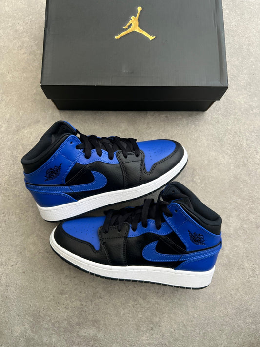 Nike - Jordan 1 Mid Hyper Royal (GS) - Heat Providers