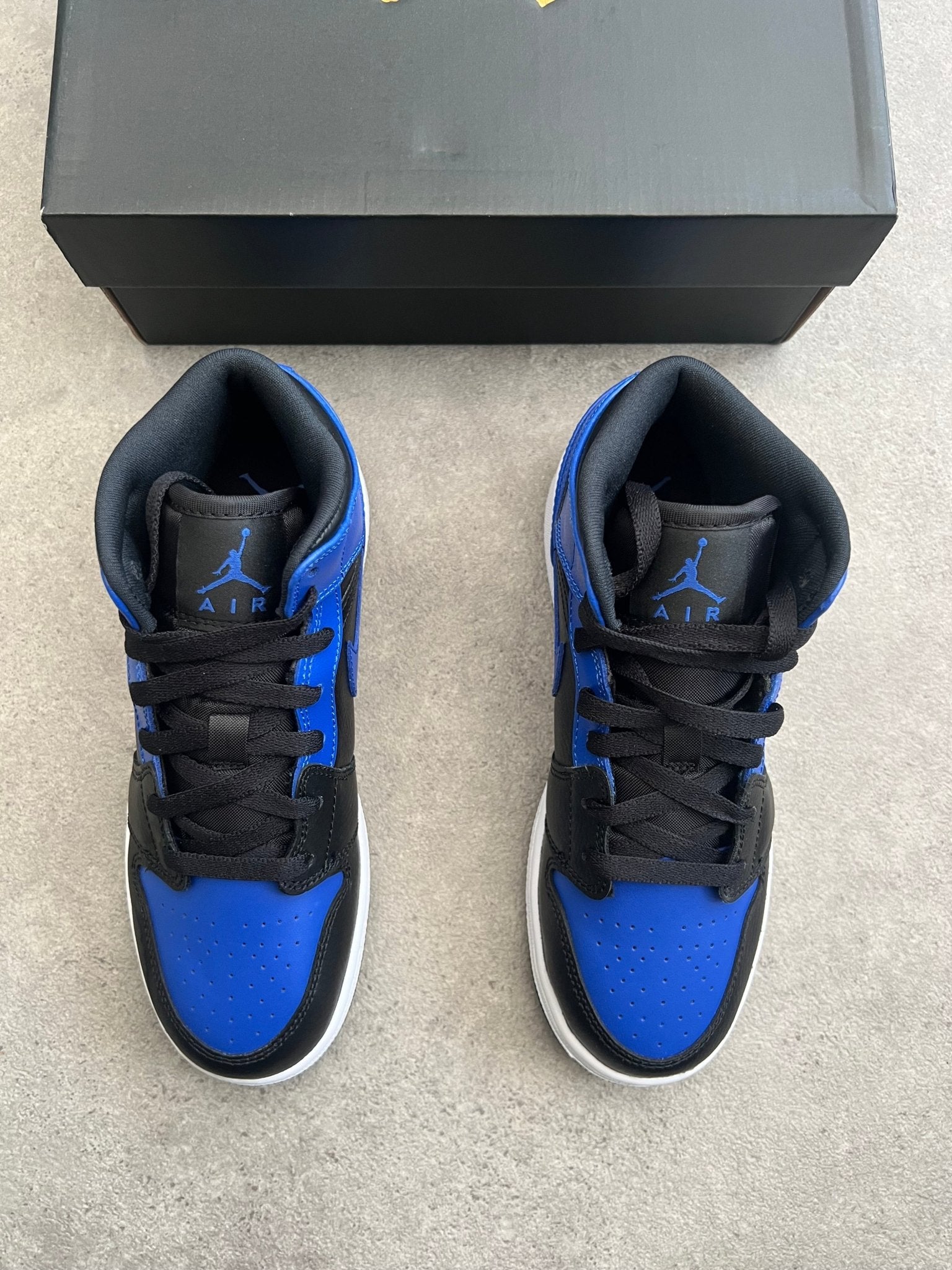 Nike - Jordan 1 Mid Hyper Royal (GS) - Heat Providers