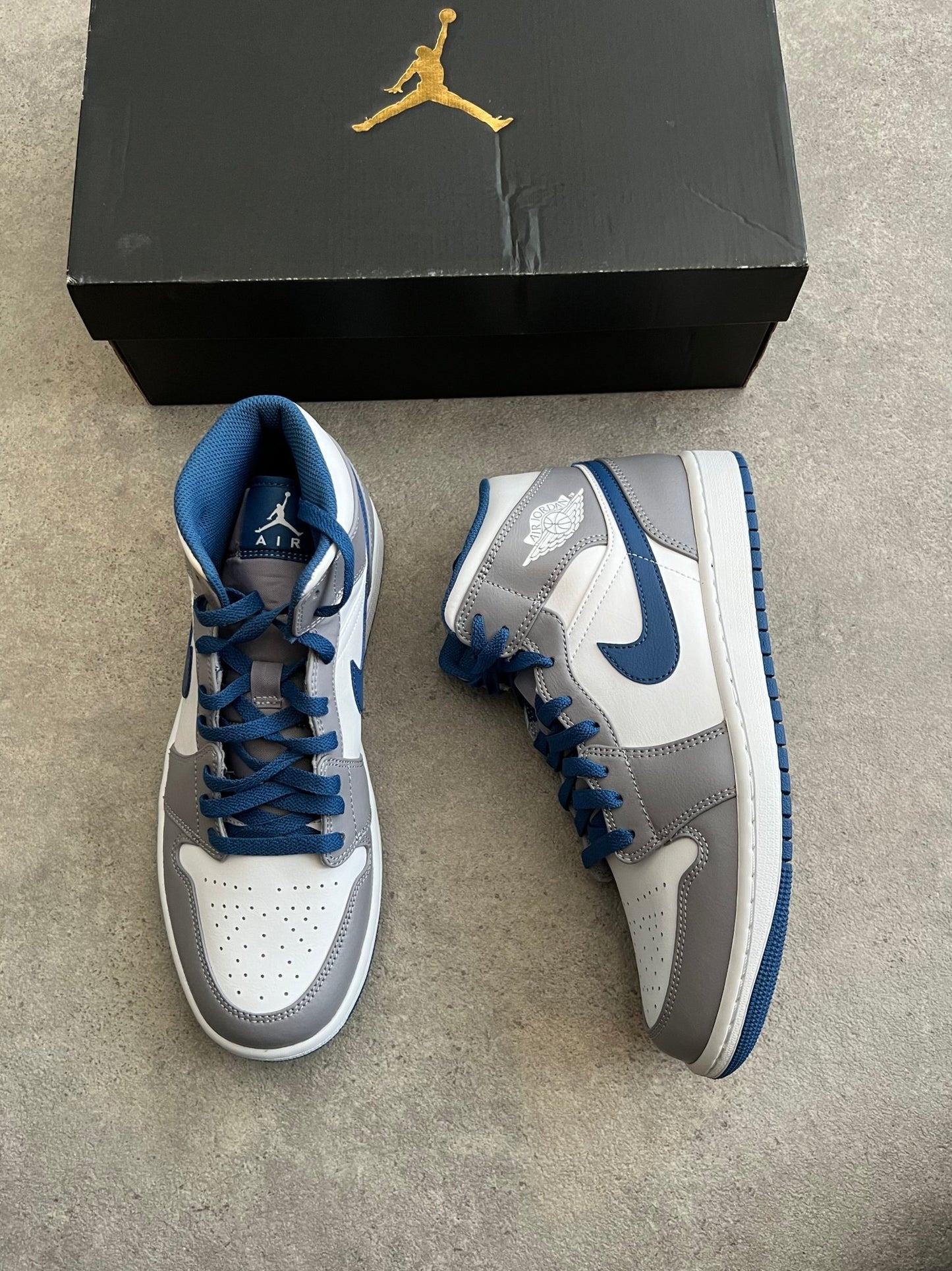 Nike - Jordan 1 Mid True Blue - Heat Providers
