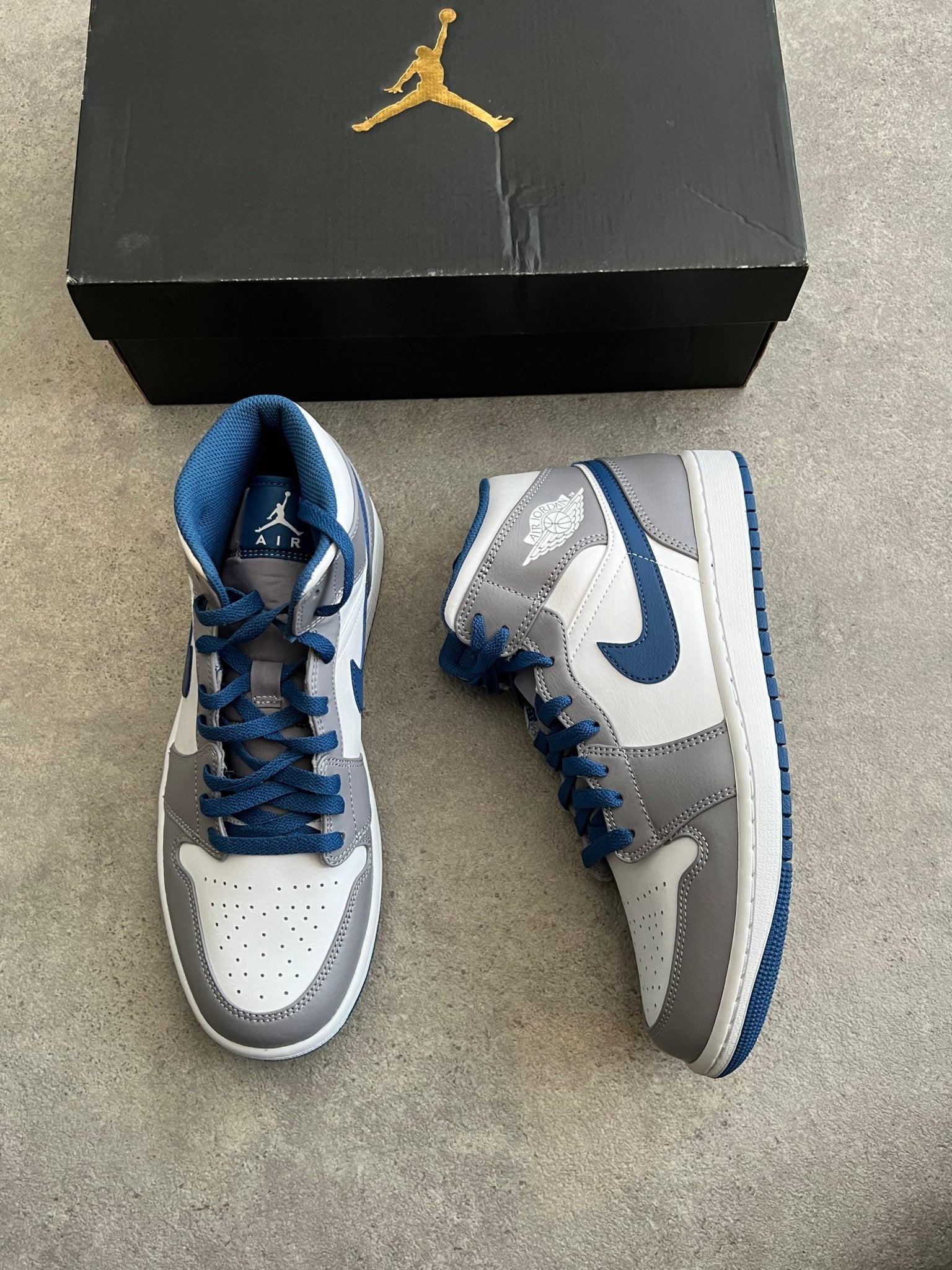 Nike - Jordan 1 Mid True Blue - Heat Providers