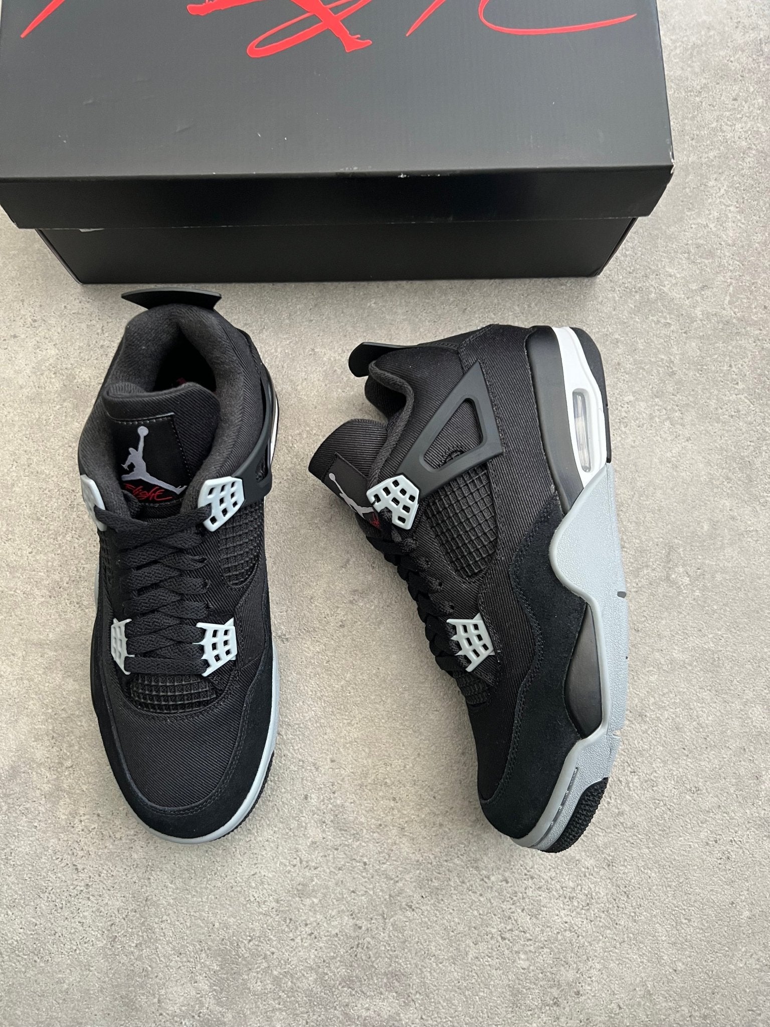 Nike - Jordan 4 Black Canvas - Heat Providers