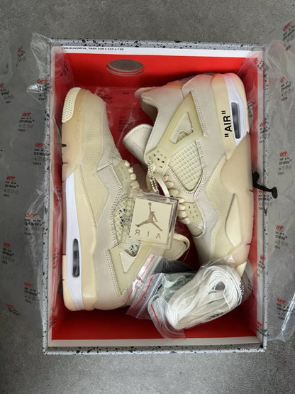 Nike - Jordan 4 OffWhite Sail W (Pre - Loved) - Heat Providers